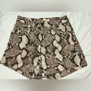 Snake print H&M shorts